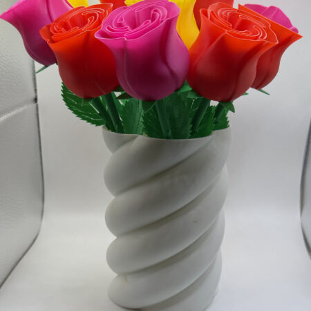 Vase With Roses