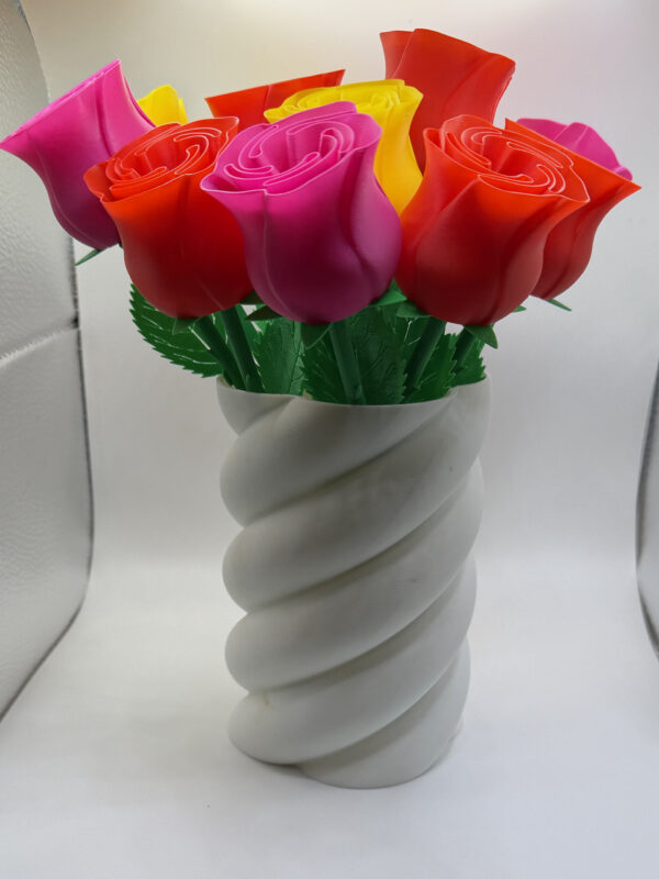 Vase With Roses